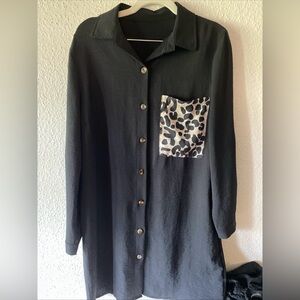 Airflow long sleeve dress